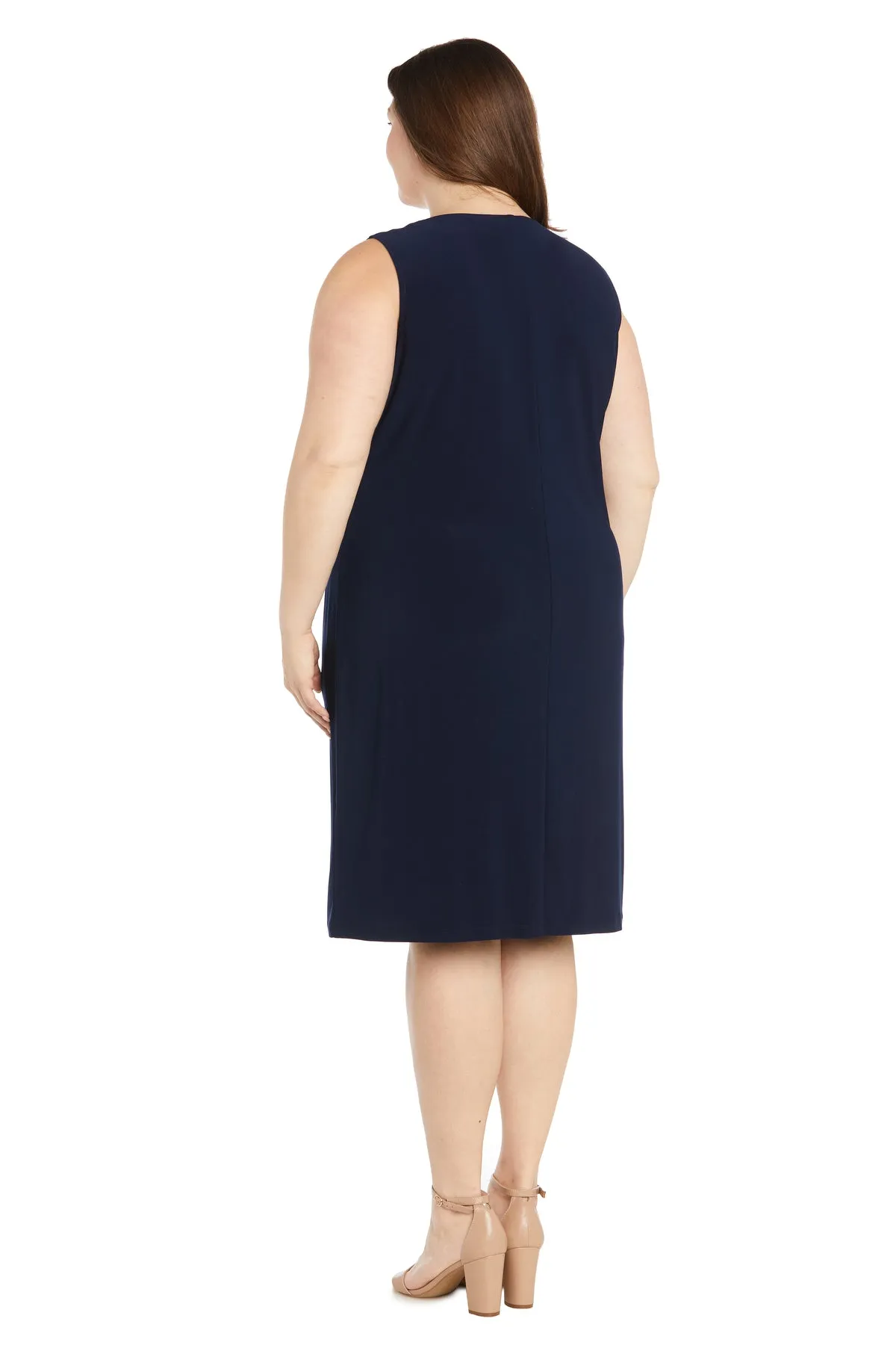 Double Tiered Sequin Lace Jacket Dress - Plus sold by R&M Richards product image thumbnail 4