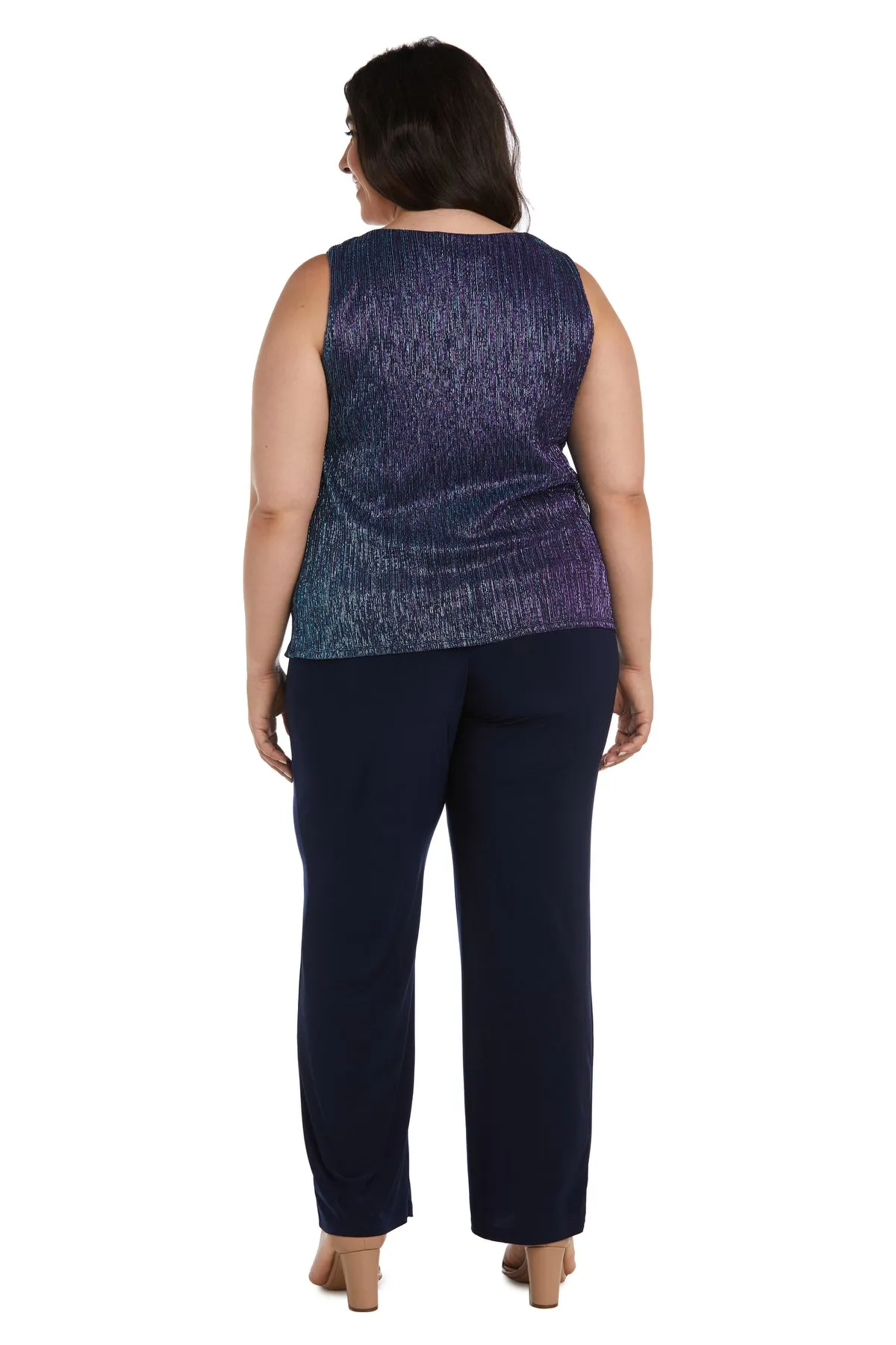 Festival Crinkle Duster Pant Set - Plus sold by R&M Richards product image thumbnail 4