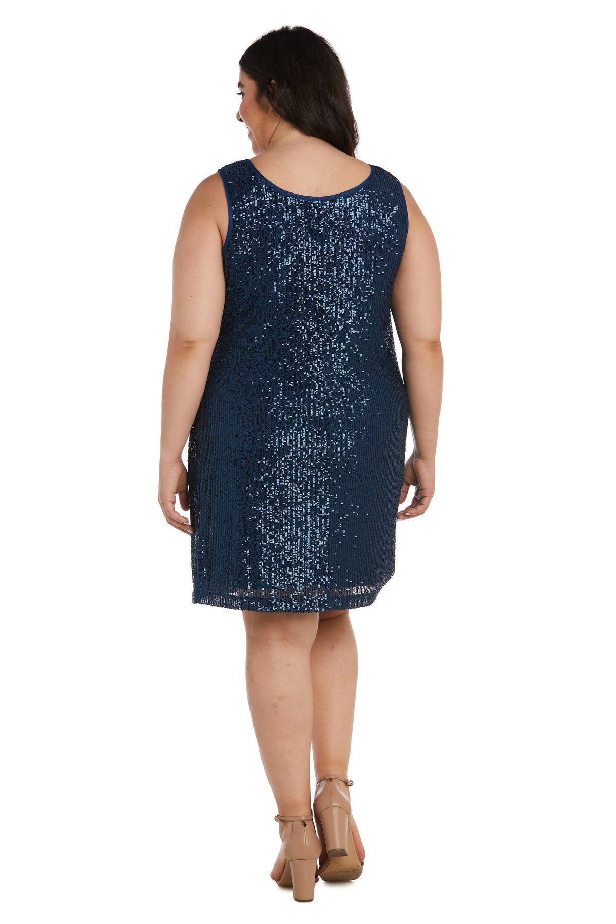Sequin Chiffon Jacket Dress - Plus sold by R&M Richards product image thumbnail 8