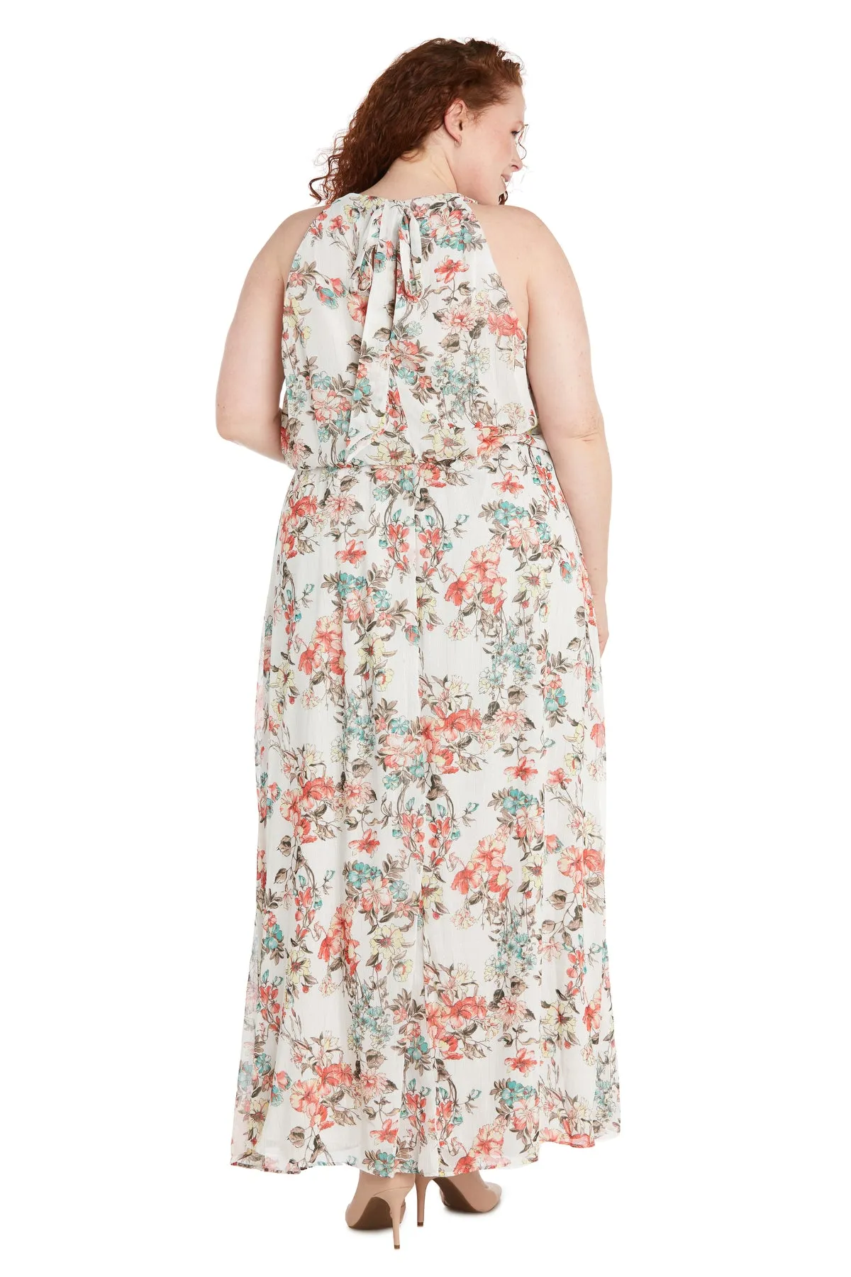 High Neck Flowy Floral Dress - Plus sold by R&M Richards product image thumbnail 2