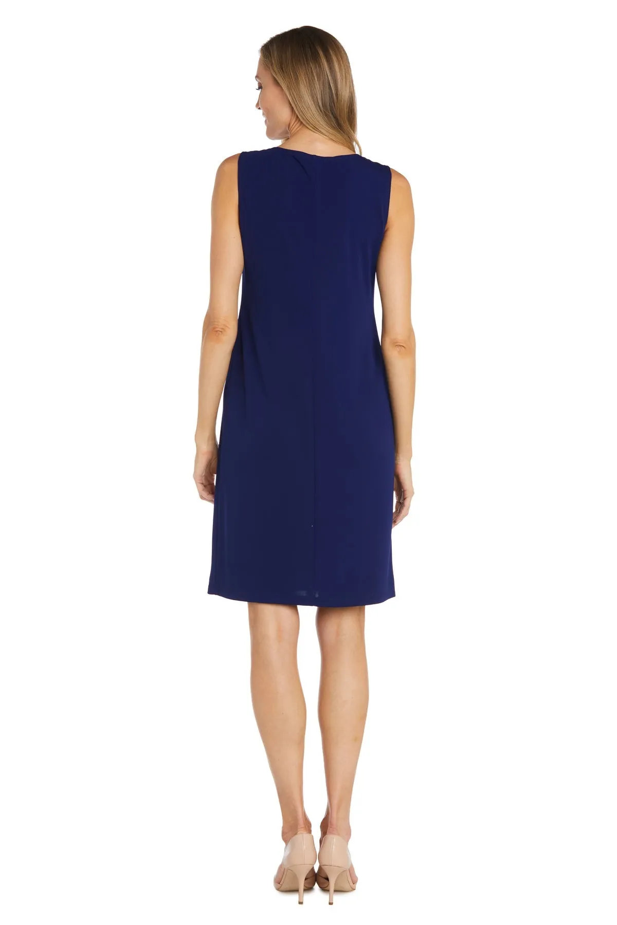 Printed Chiffon Jacket Dress with Tank Dress - Petite sold by R&M Richards product image thumbnail 4