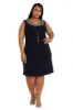 Two Piece Foil Knit Detail Jacket Dress - Plus sold by R&M Richards