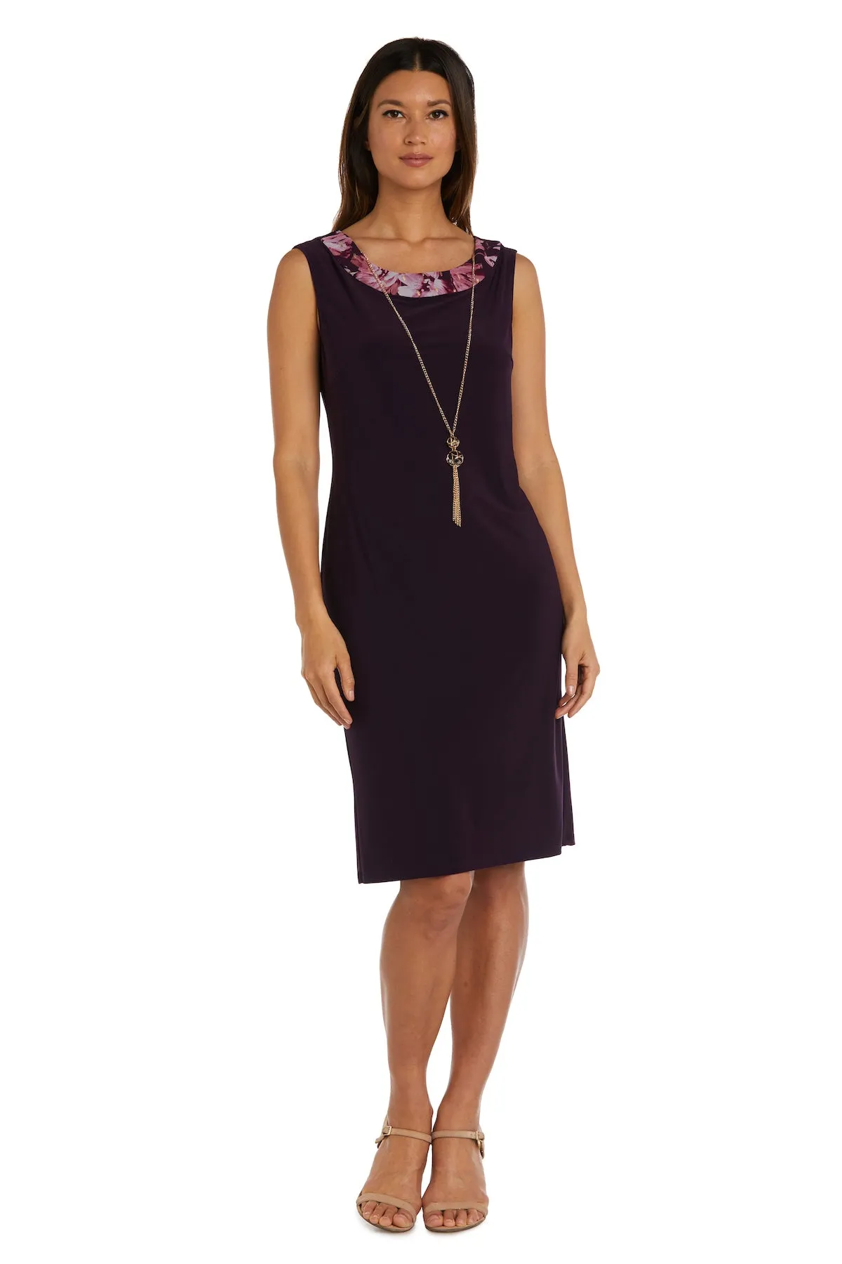 Two Piece Printed Floral Jacket and Dress Set sold by R&M Richards product image thumbnail 3