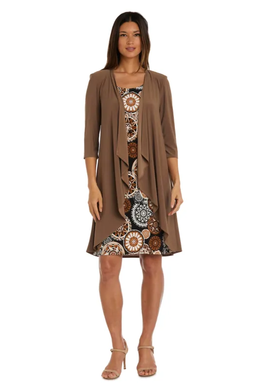 Short Puff Print Ity Jacket Dress sold by R&M Richards