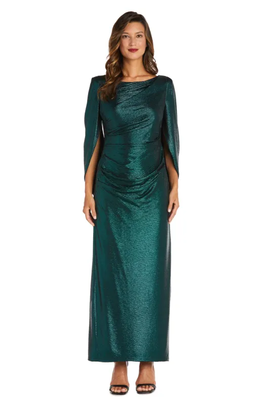 Long Dress with Back Drape Sleeves sold by R&M Richards