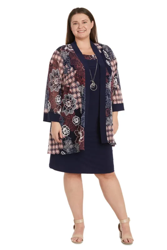 Daytime Banded Swing Jacket Dress - Plus sold by R&M Richards