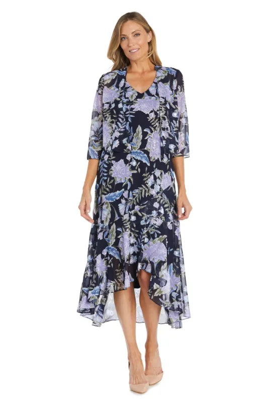 High Low Printed Jacket Dress sold by R&M Richards