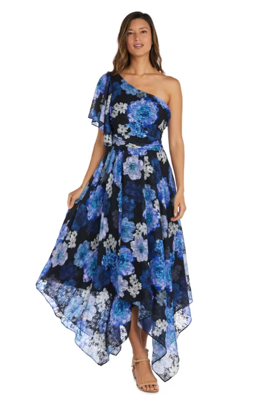 One Shoulder Floral Dress - Petite sold by R&M Richards