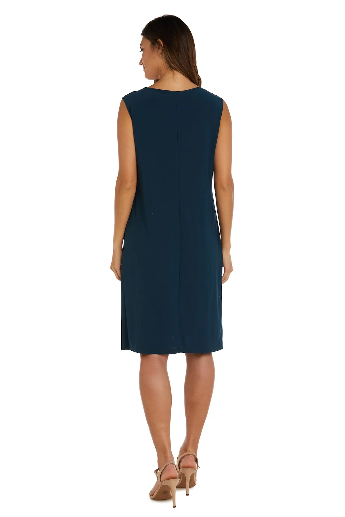 Jacket Dress With Necklace - Petite sold by R&M Richards product image thumbnail 4