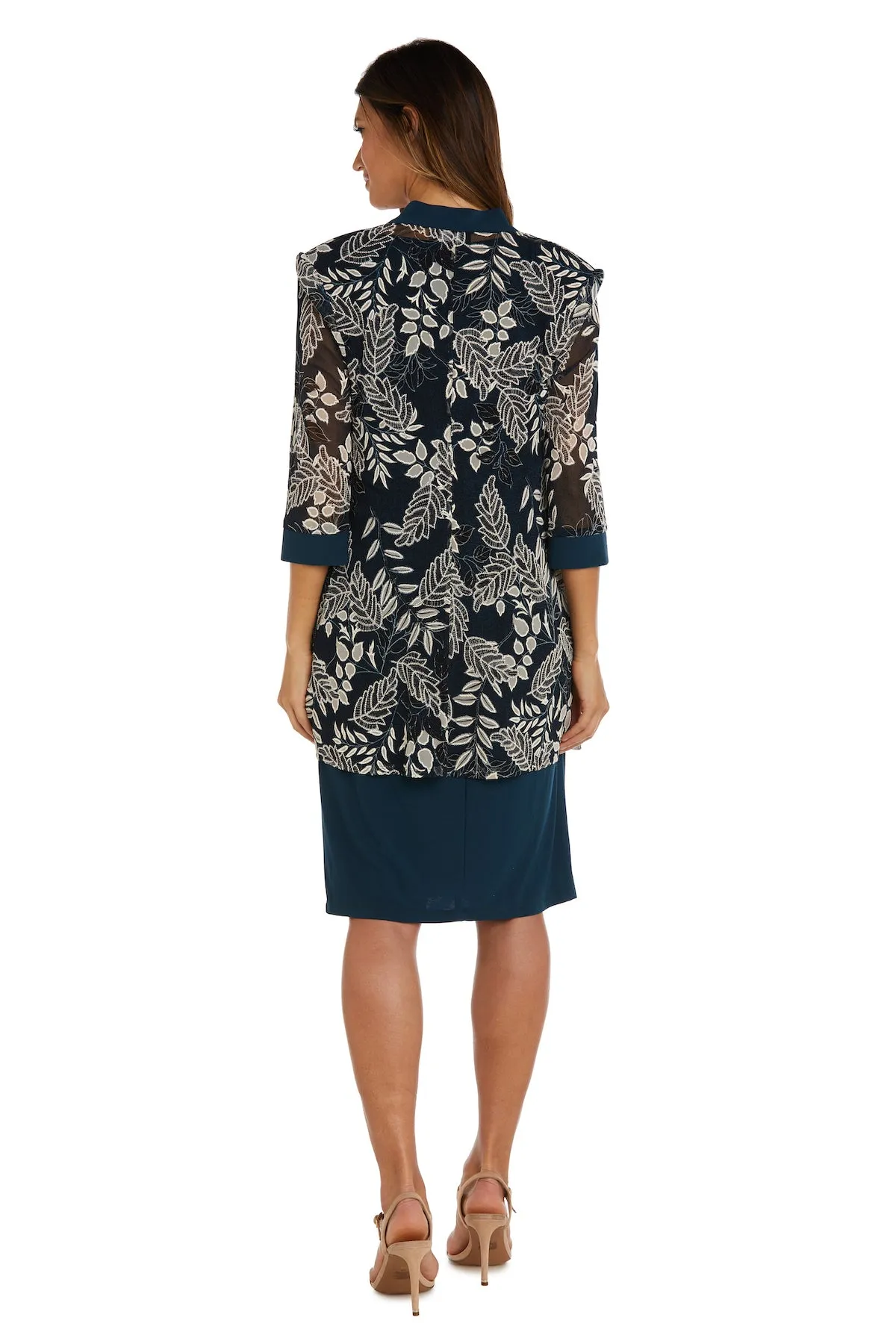 Jacket Dress With Necklace - Petite sold by R&M Richards product image thumbnail 2
