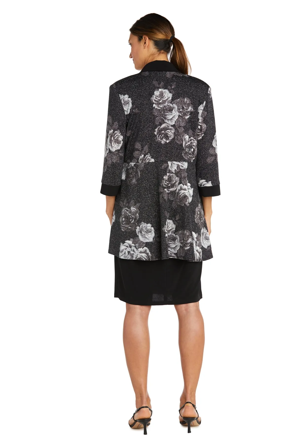 Rose Printed Jacket Dress sold by R&M Richards product image thumbnail 2