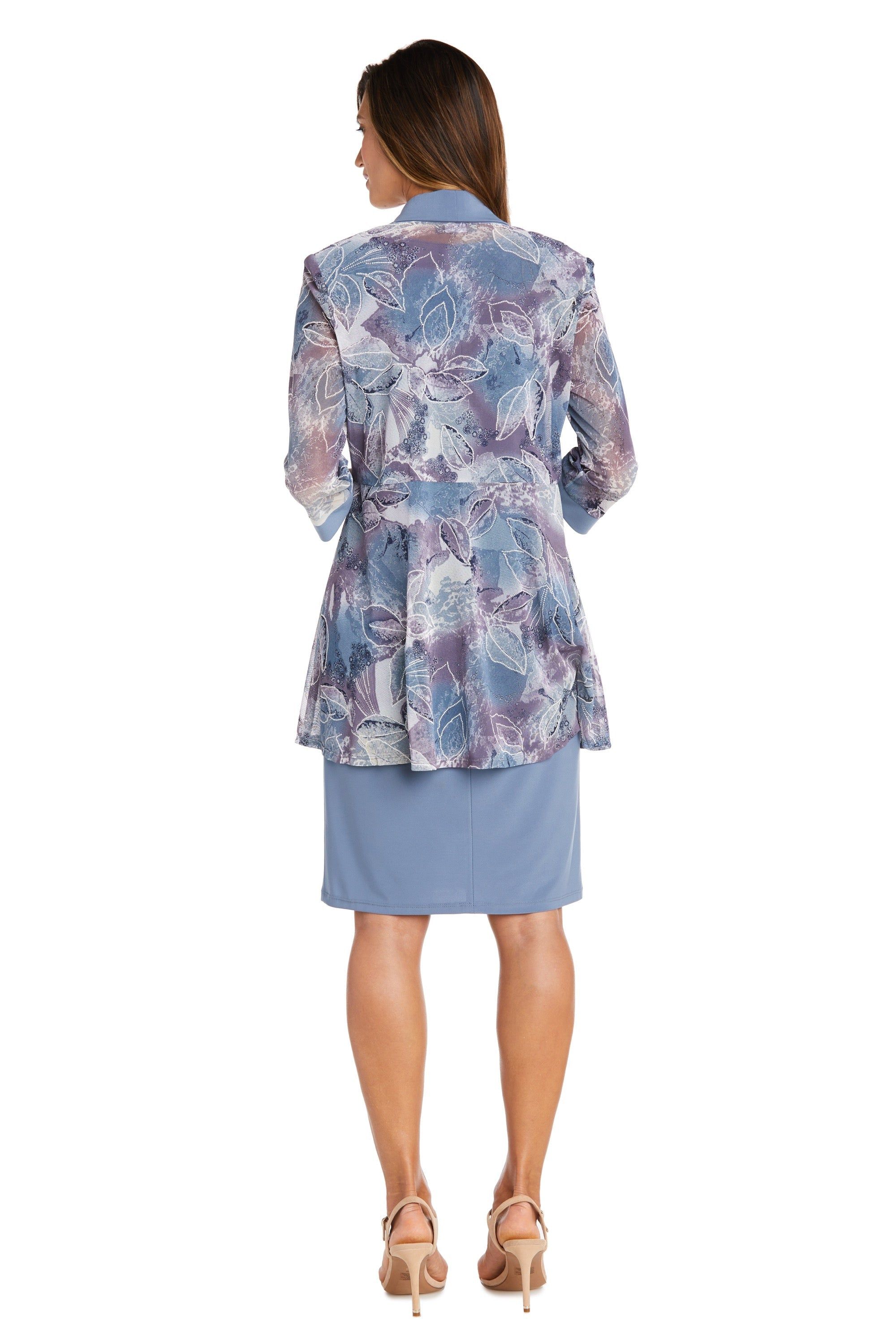 Two-Piece Printed Jacket and Dress Set - Petite sold by R&M Richards product image thumbnail 2