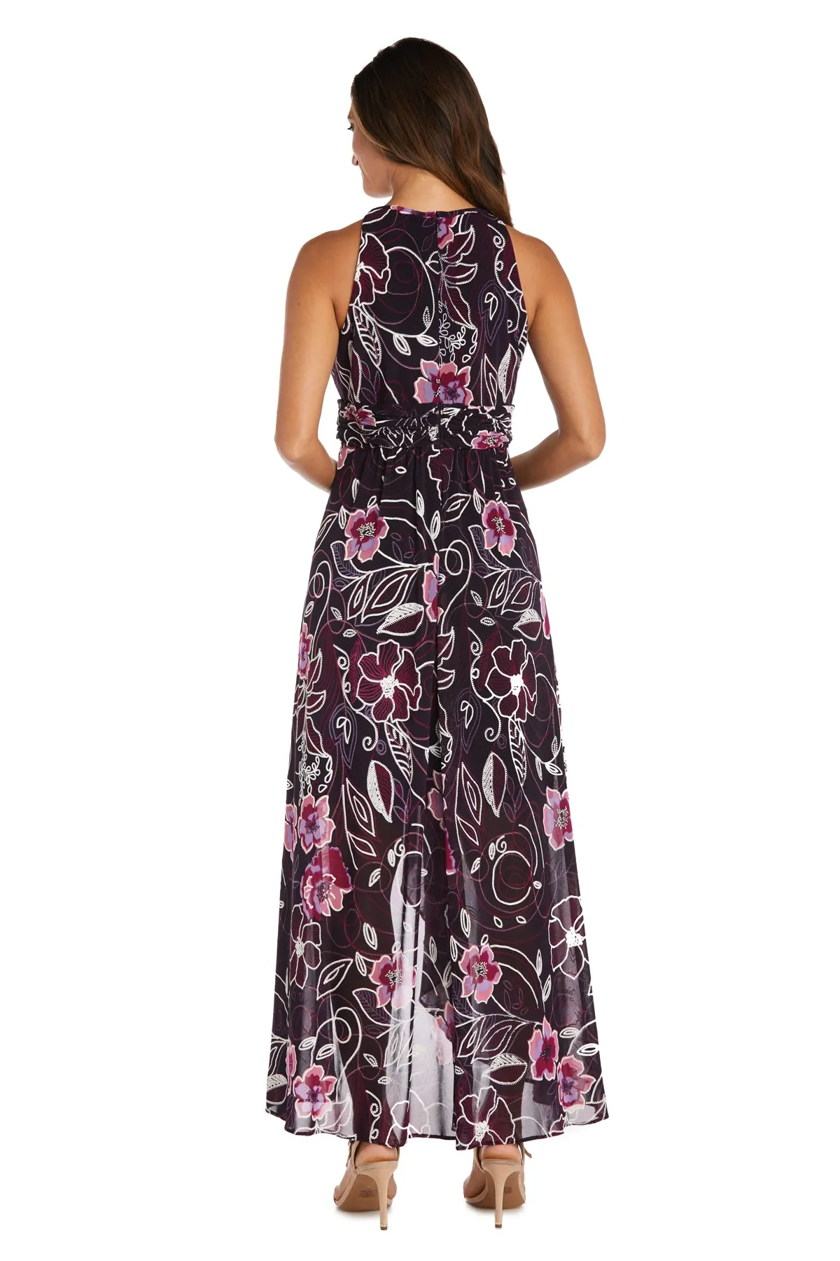 Puff Print High-Low Dress sold by R&M Richards product image thumbnail 2