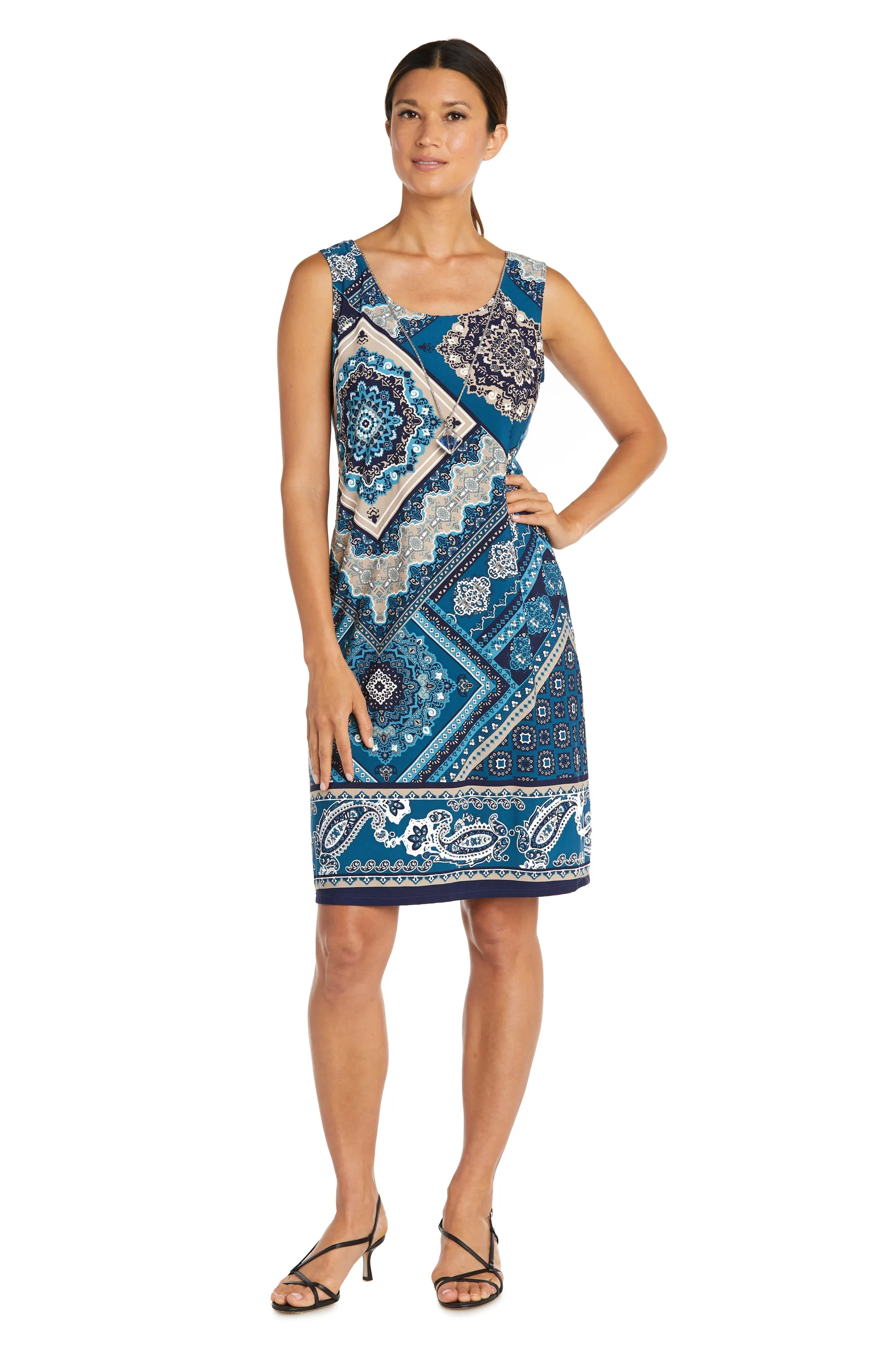 Two Piece Puff Print Jacket Dress sold by R&M Richards product image thumbnail 3