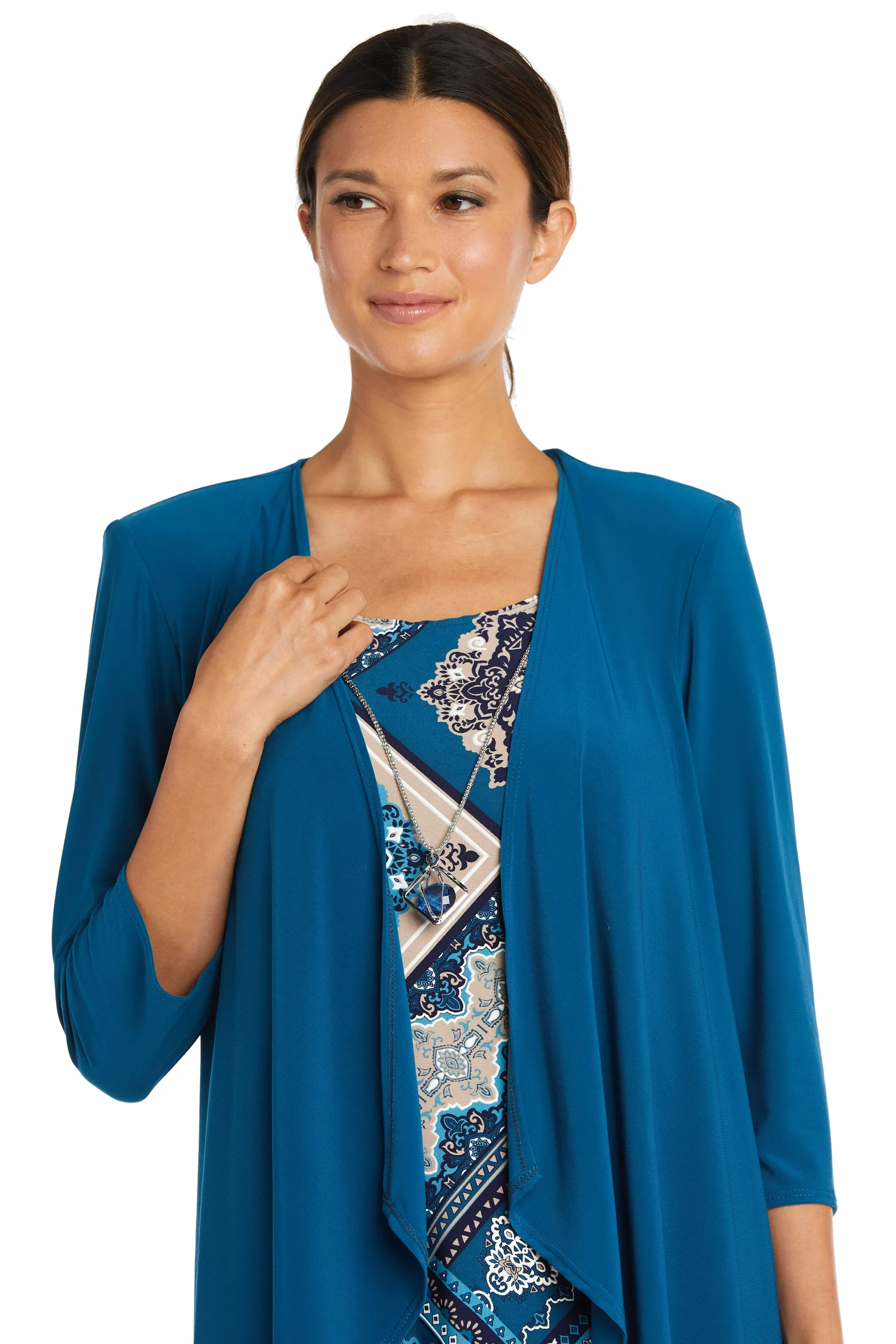 Two Piece Puff Print Jacket Dress sold by R&M Richards product image thumbnail 5