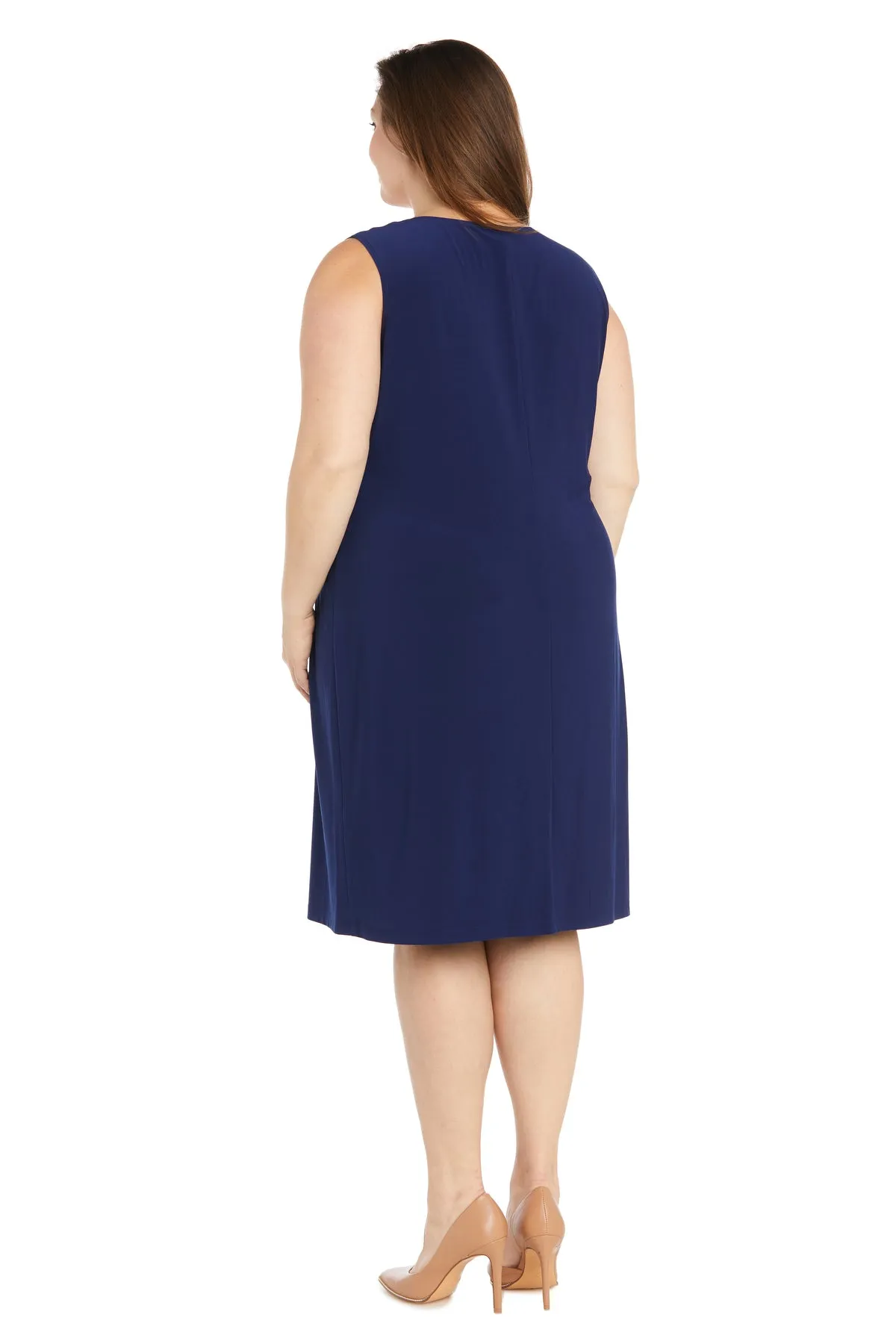 Printed Chiffon Jacket Dress - Plus sold by R&M Richards product image thumbnail 4