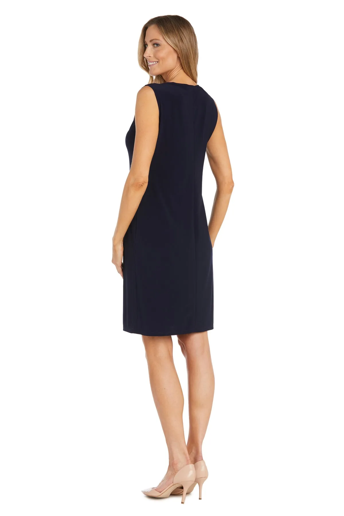 Foil Print Flyaway Jacket Dress - Petite sold by R&M Richards product image thumbnail 4