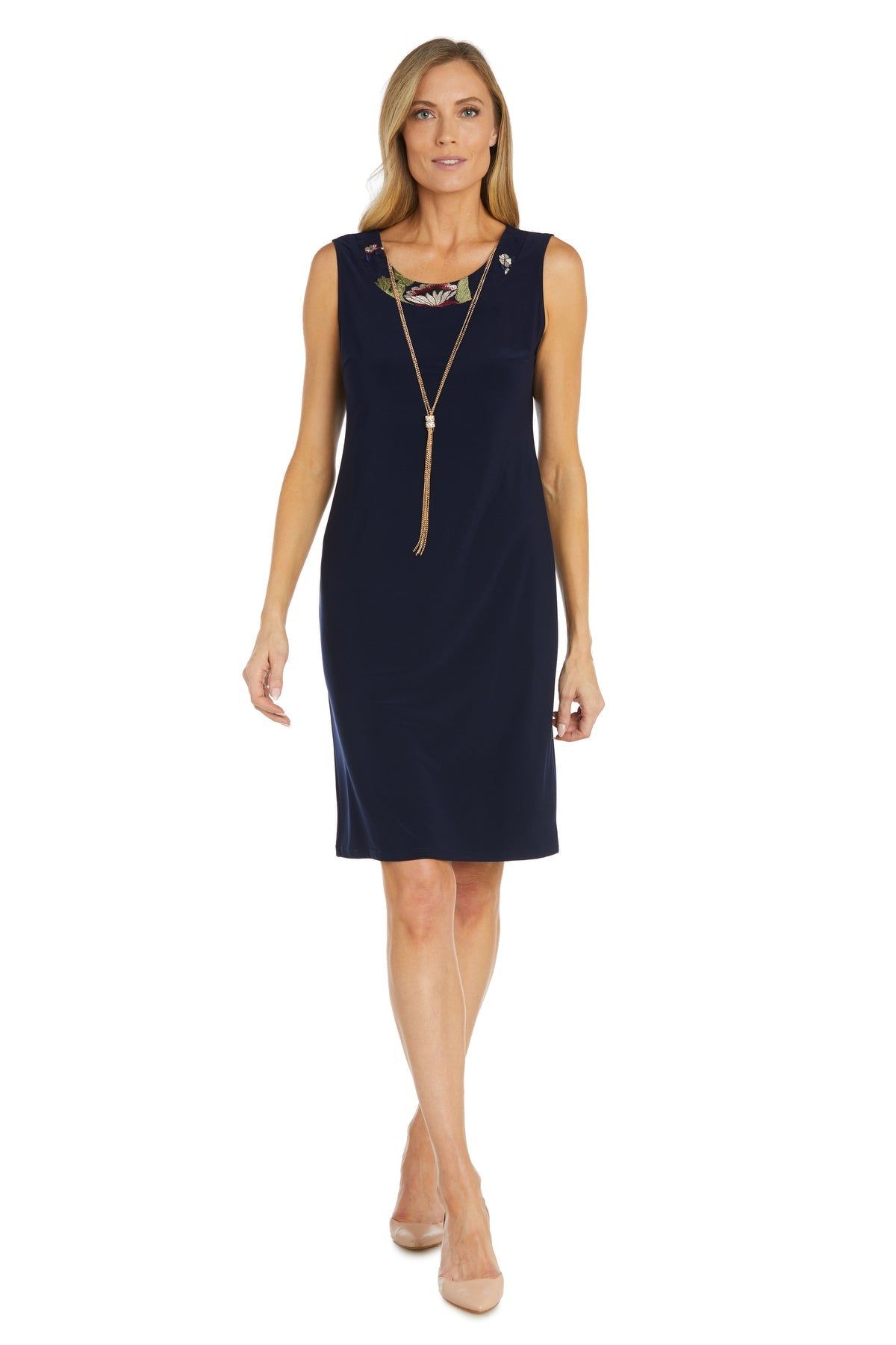 Two Piece Floral Mesh Jacket Dress - Petite sold by R&M Richards product image thumbnail 3