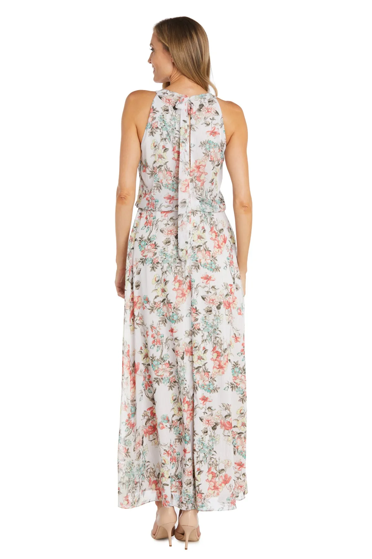 High Neck Flowy Floral Dress sold by R&M Richards product image thumbnail 2