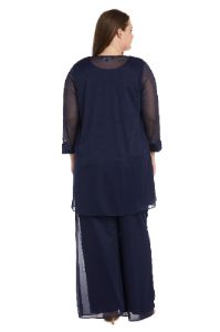 Sheer Pant Suit and Lace Top - Plus sold by R&M Richards