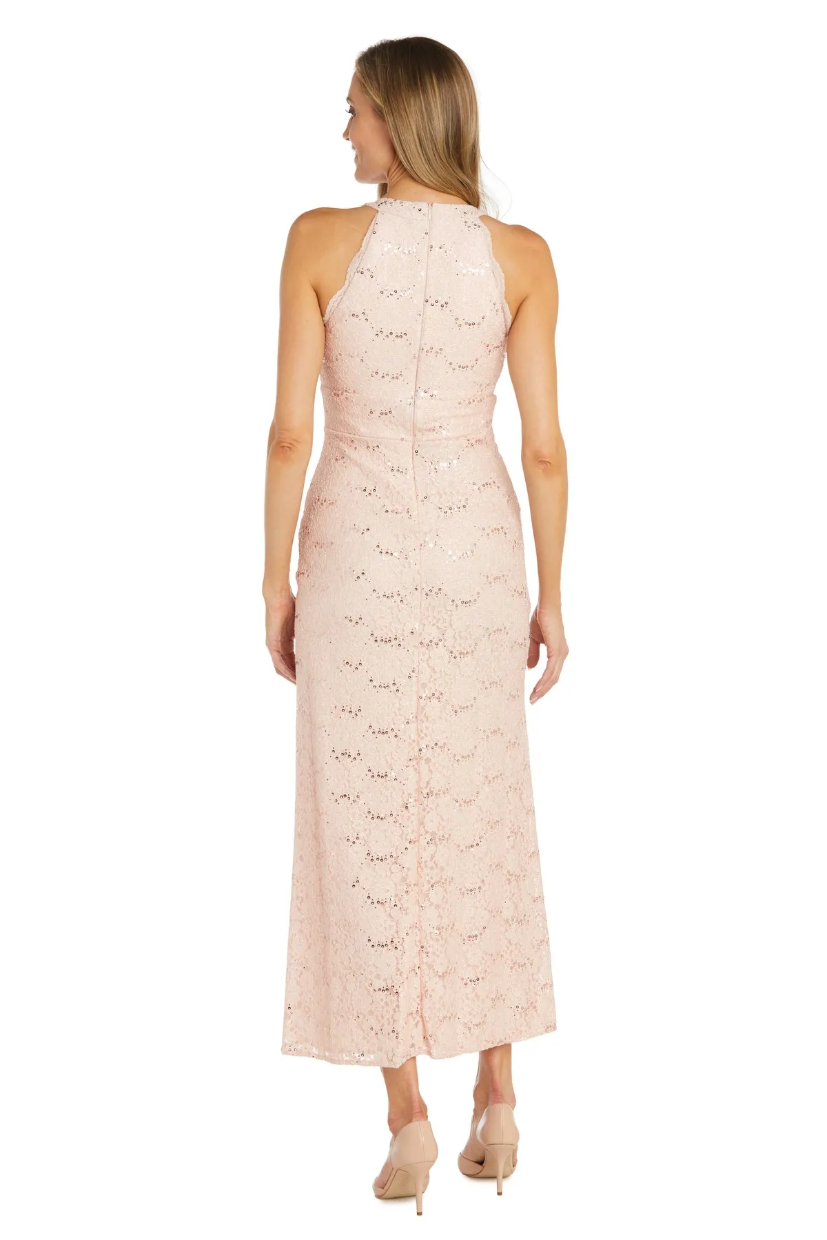 Long Sequin Evening Gown with Slit sold by R&M Richards product image thumbnail 2