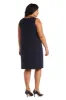 Shift Dress with Embellished Neckline and Sheer Jacket - Plus sold by R&M Richards