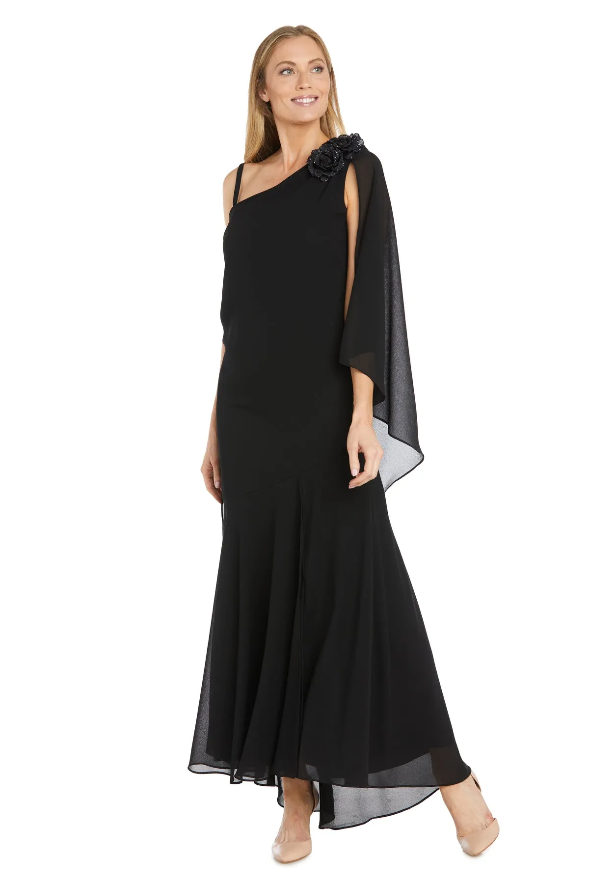 Dress Featuring an Elegant Chiffon Cape sold by R&M Richards product image thumbnail 4
