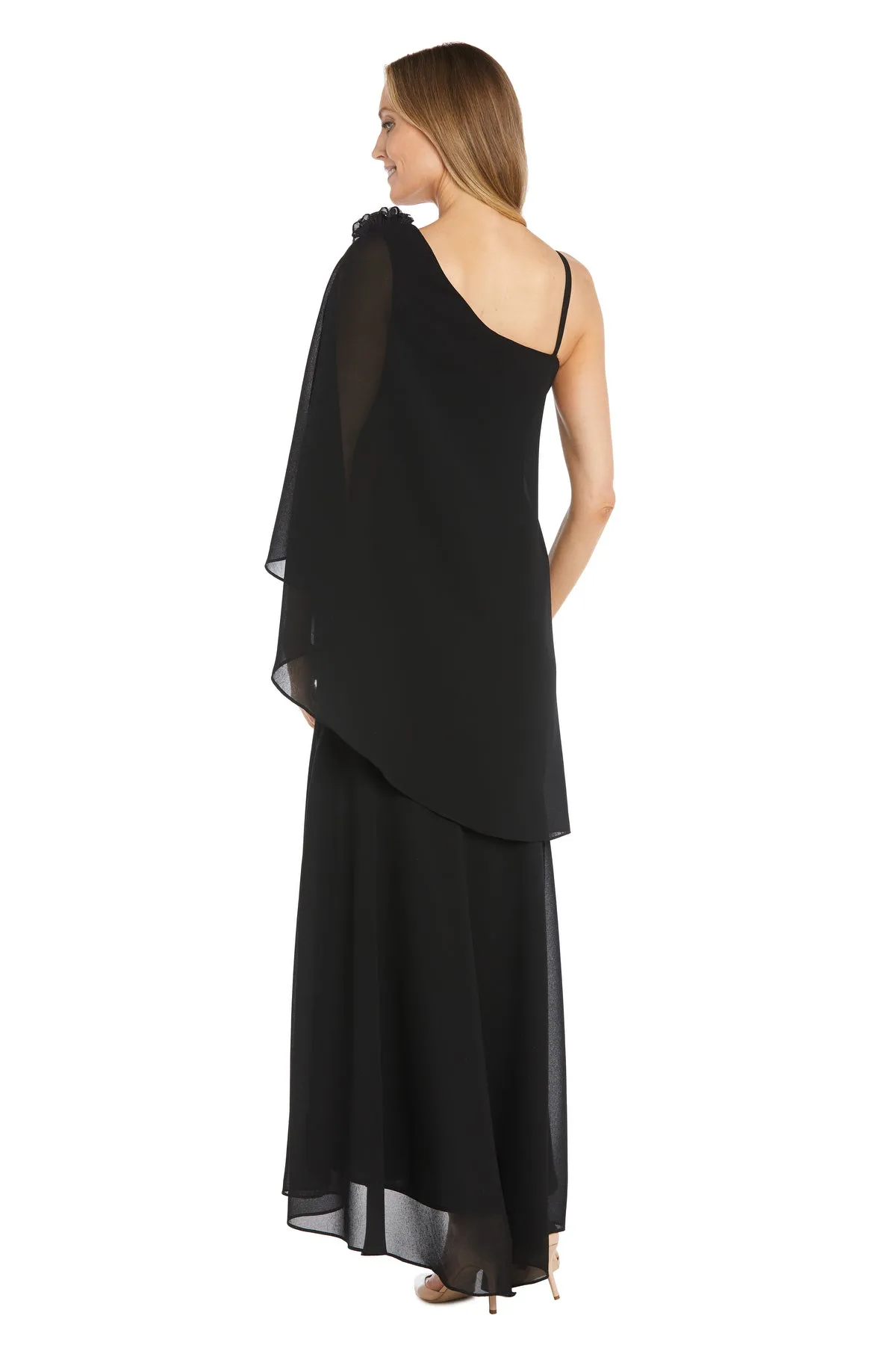 Dress Featuring an Elegant Chiffon Cape sold by R&M Richards product image thumbnail 2