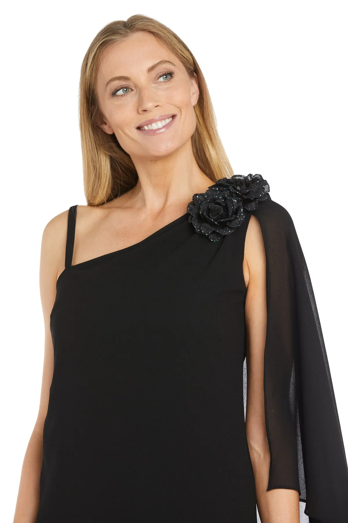 Dress Featuring an Elegant Chiffon Cape sold by R&M Richards product image thumbnail 3