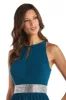 Maxi Dress with Keyhole Cutout, Halterneck and Flowing Skirt sold by R&M Richards