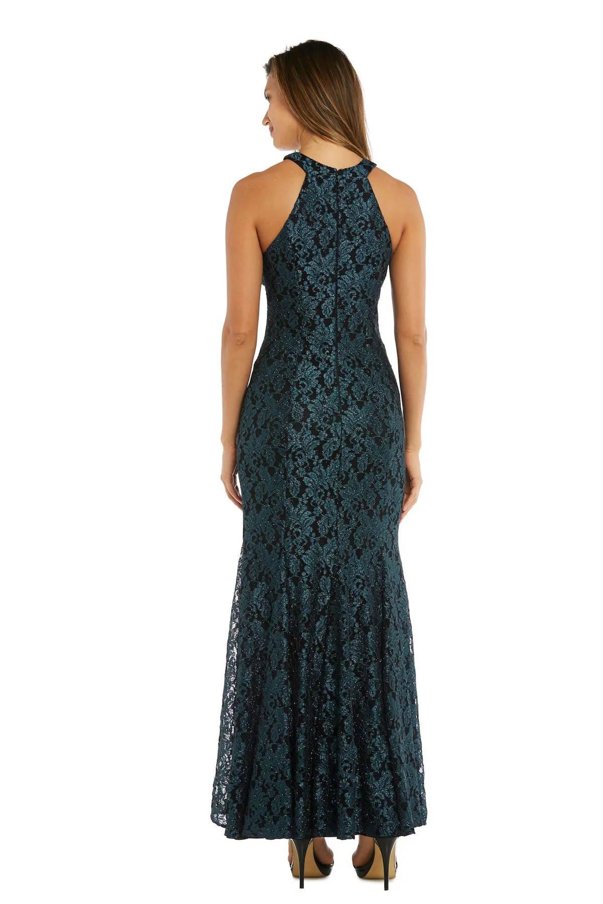 Long Glitter Lace Dress - Petite sold by R&M Richards product image thumbnail 2