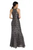 Long Glitter Lace Dress - Petite sold by R&M Richards