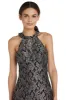 Long Glitter Lace Dress - Petite sold by R&M Richards