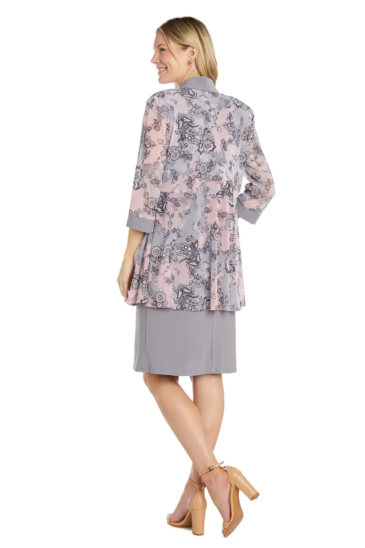 Mesh Printed Jacket Dress sold by R&M Richards product image thumbnail 2