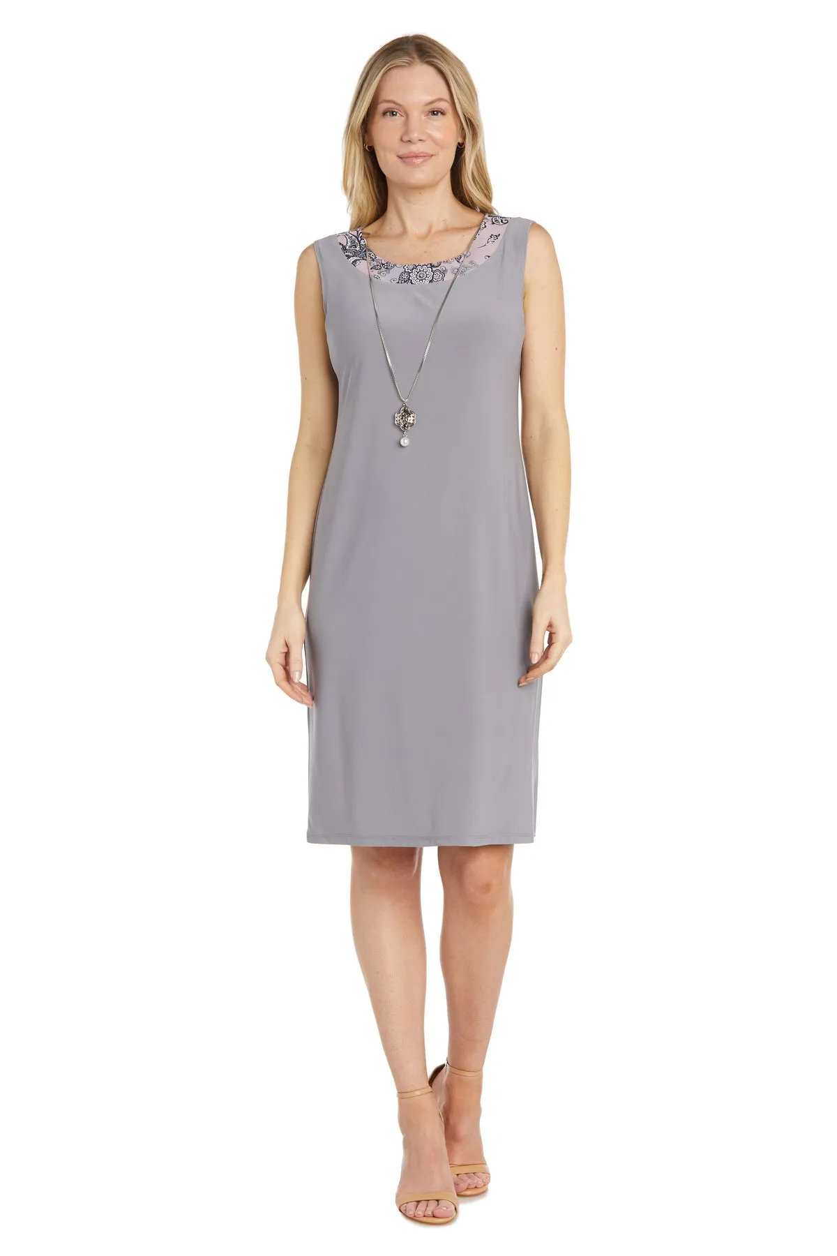 Mesh Printed Jacket Dress sold by R&M Richards product image thumbnail 3