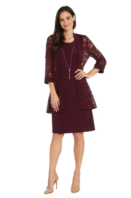 Sequenced Laced Jacket Dress sold by R&M Richards
