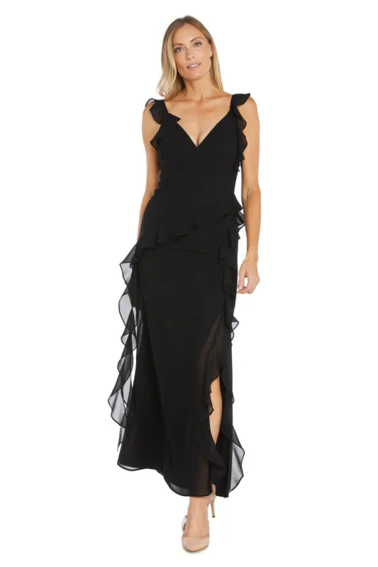 Elegant Chiffon Ruffled Dress sold by R&M Richards