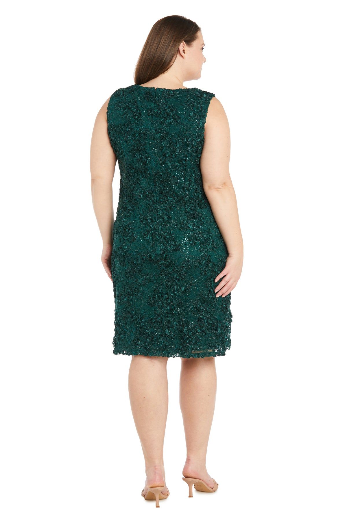 Two Piece Soutache Jacket Dress - Plus sold by R&M Richards product image thumbnail 4