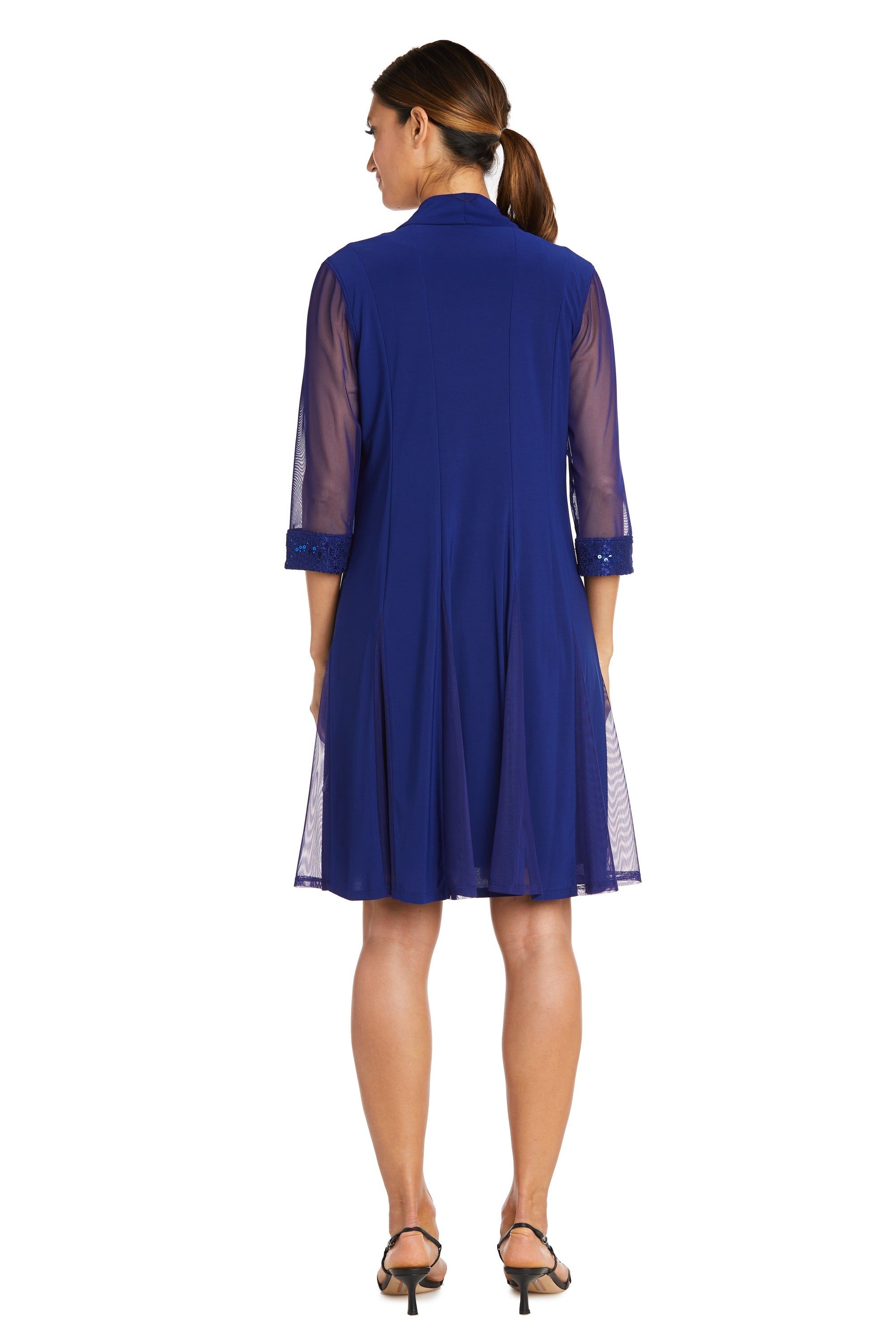 Shift Dress with Embellished Neckline and Sheer Jacket sold by R&M Richards product image thumbnail 2