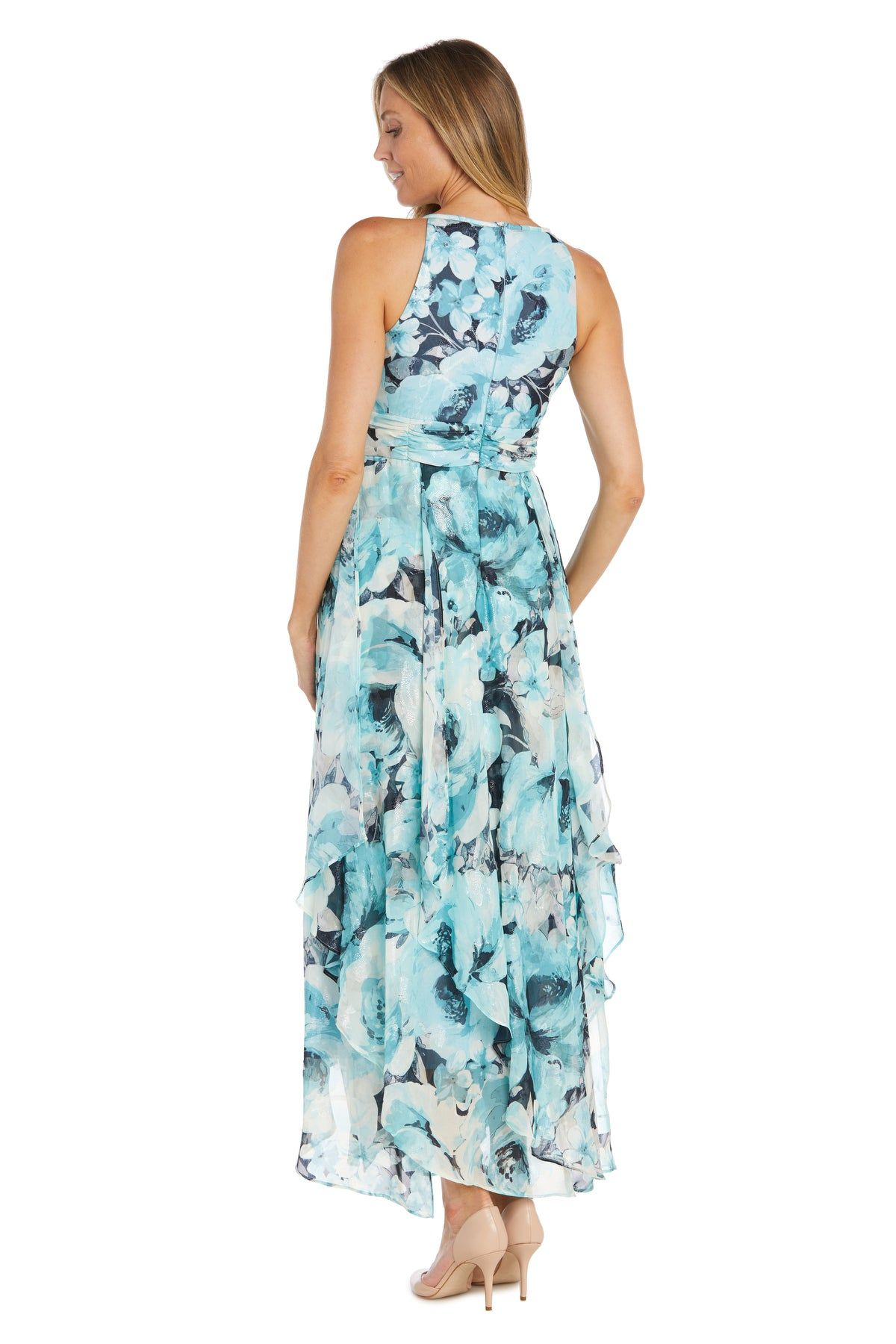 Maxi Floral Dress with Ruffle Skirt sold by R&M Richards product image thumbnail 2
