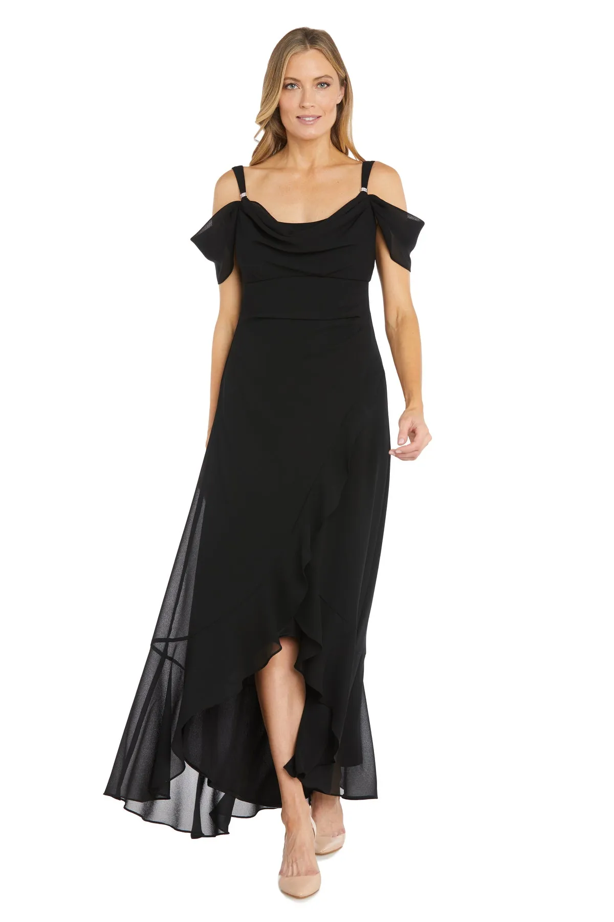 Off The Shoulder High-Low Dress sold by R&M Richards