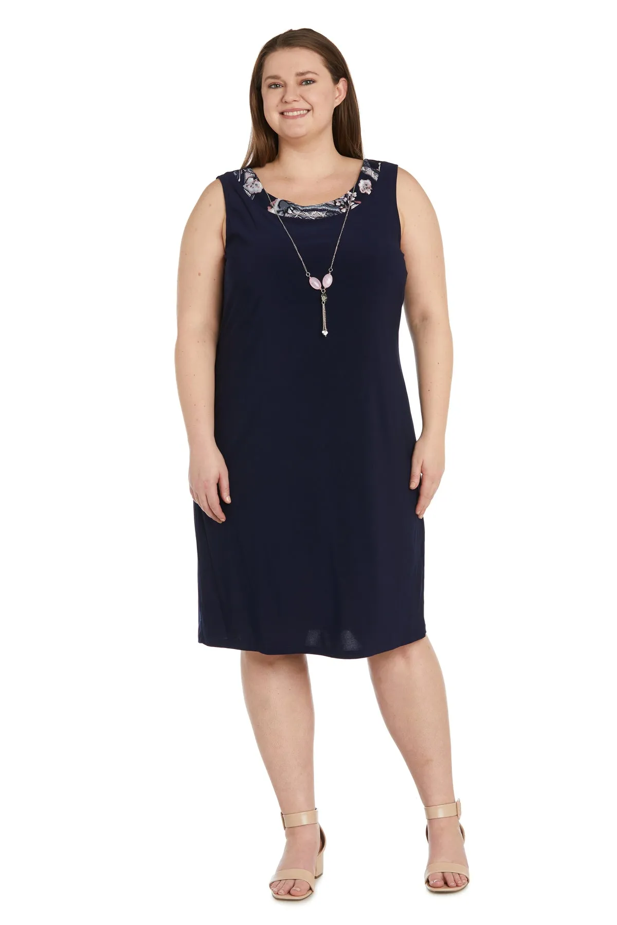 Daytime Puff Print Jacket Dress - Plus sold by R&M Richards product image thumbnail 3