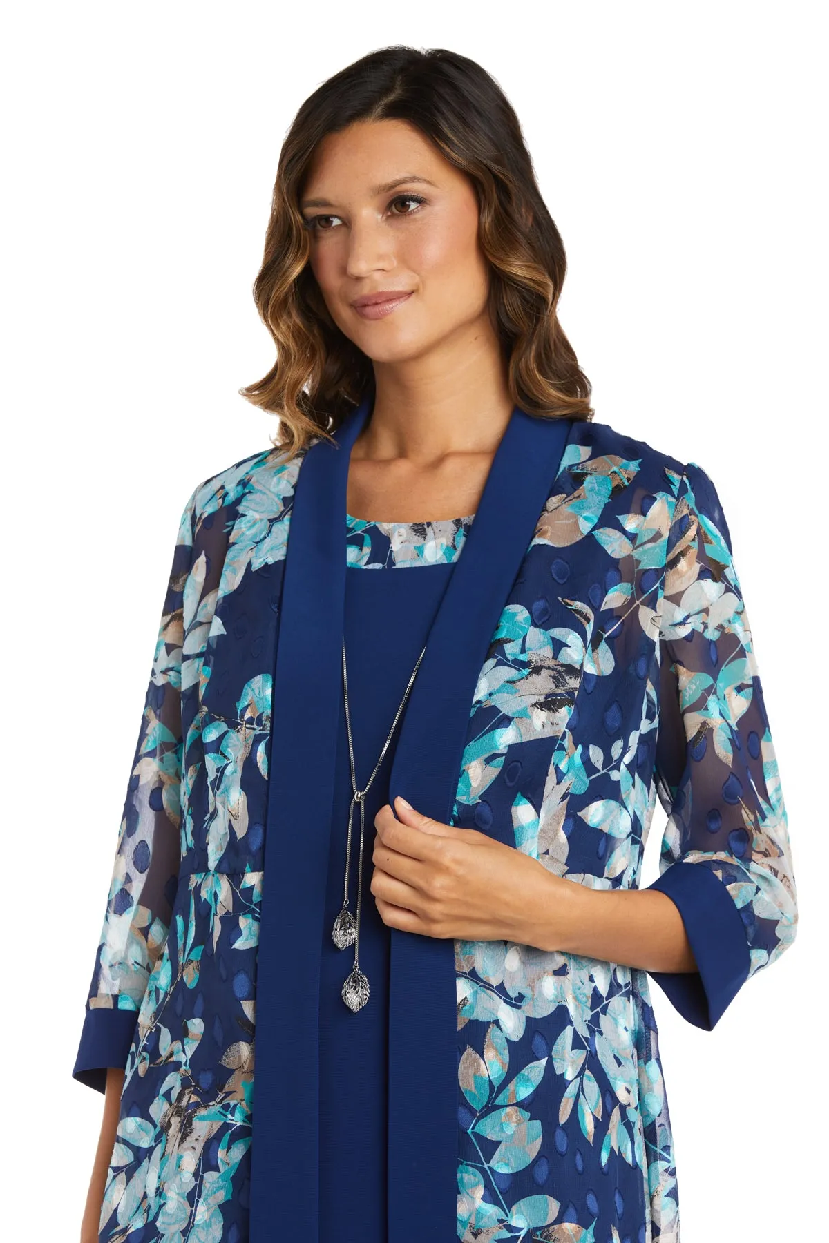 Multi Colored Patterned Jacket Dress sold by R&M Richards product image thumbnail 5