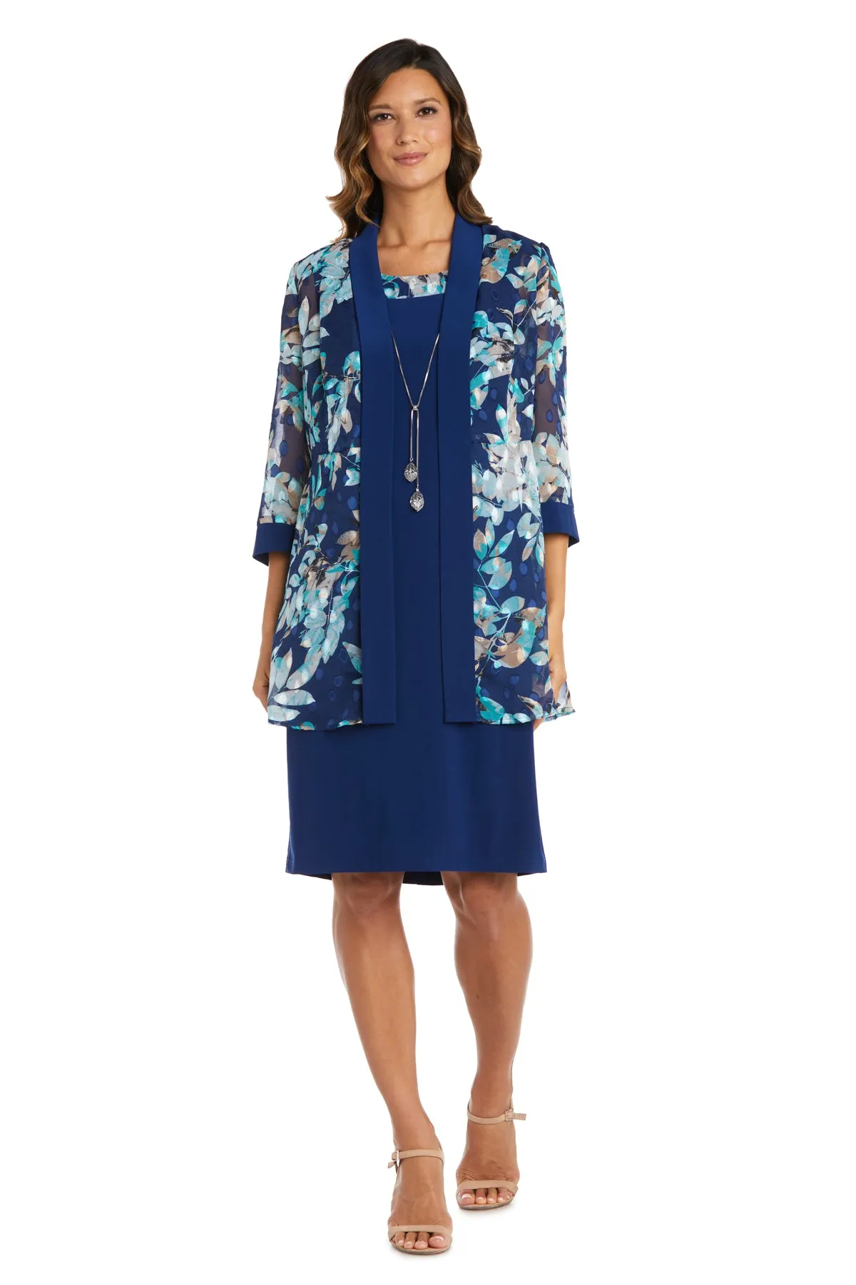 Multi Colored Patterned Jacket Dress sold by R&M Richards