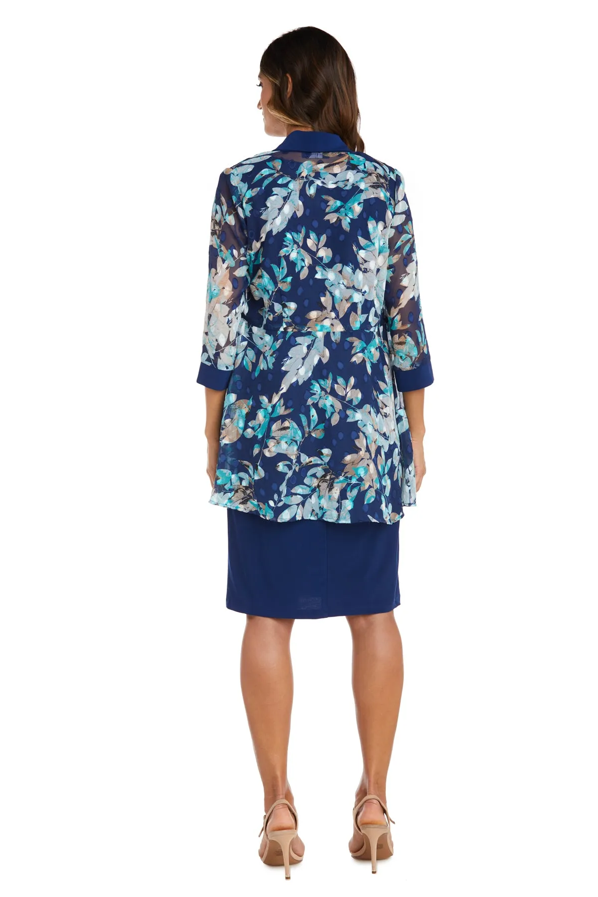Multi Colored Patterned Jacket Dress sold by R&M Richards product image thumbnail 2