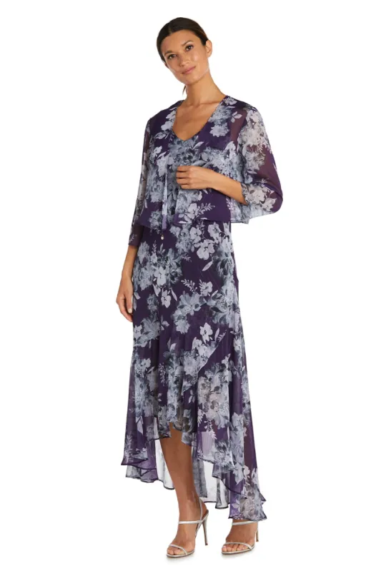 High-Low Floral Jacket Dress sold by R&M Richards