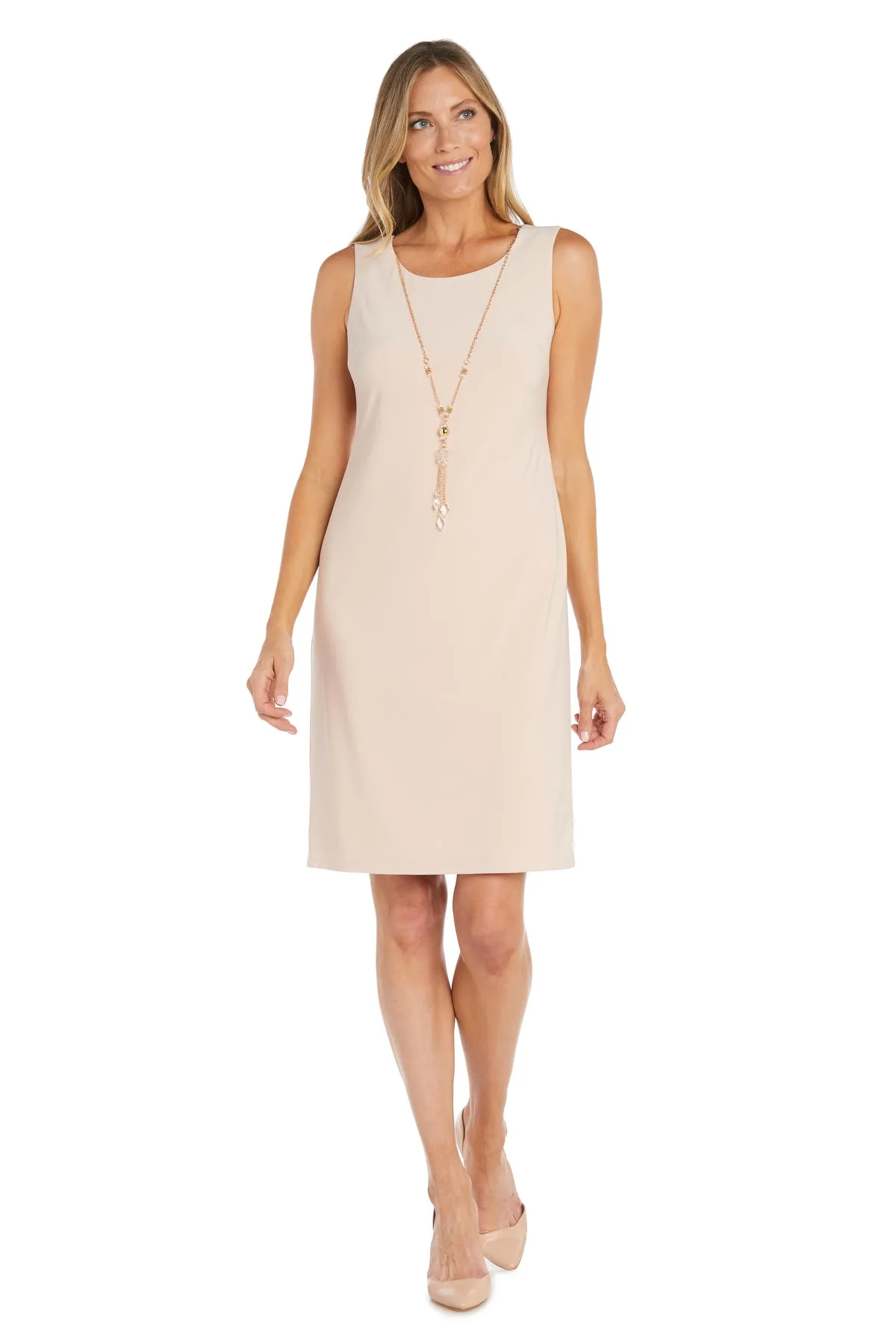 Sequined Embroidered Jacket Dress with Solid Tank Dress sold by R&M Richards product image thumbnail 3