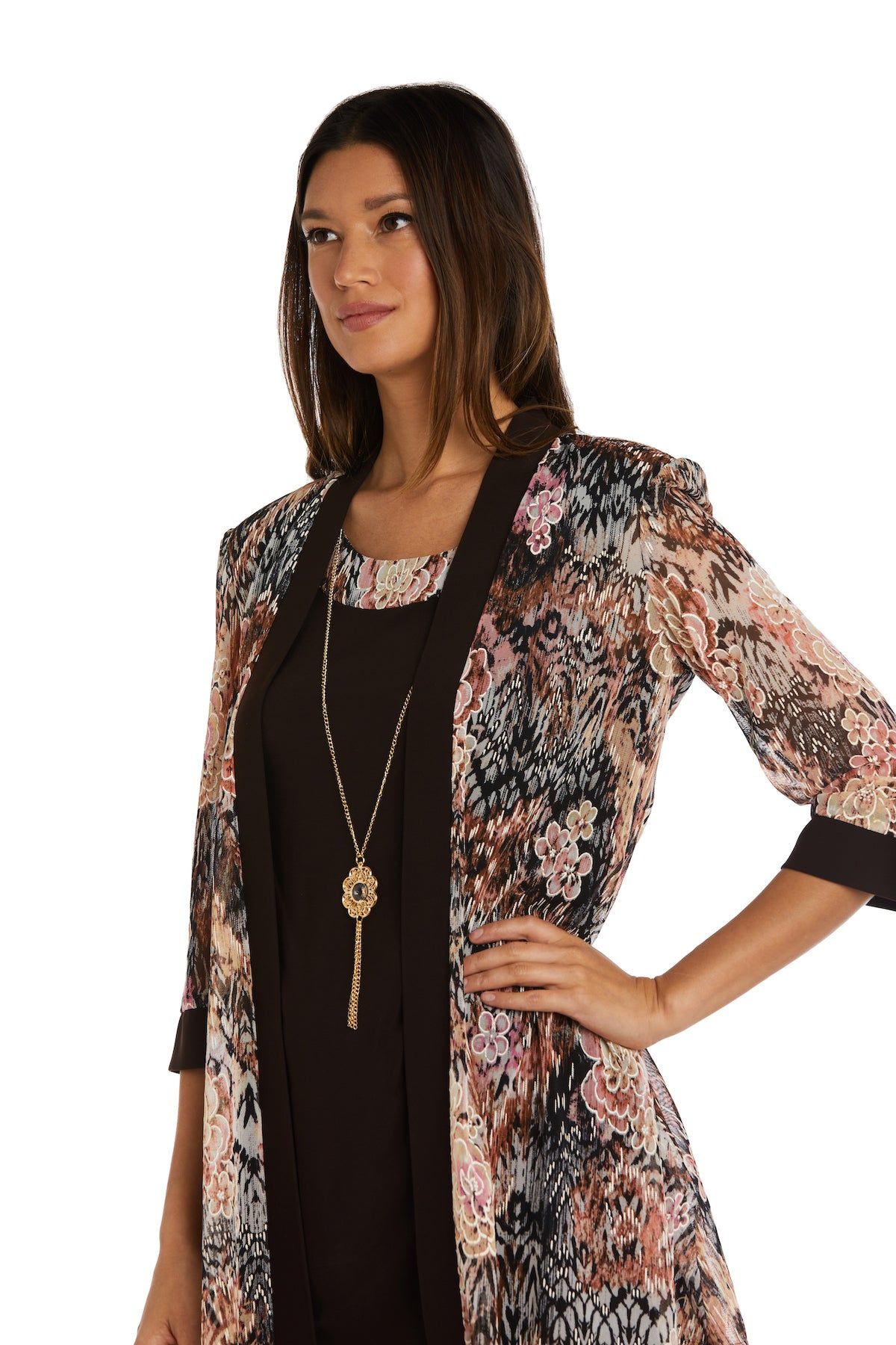 Daytime Floral Print Jacket Dress sold by R&M Richards product image thumbnail 5
