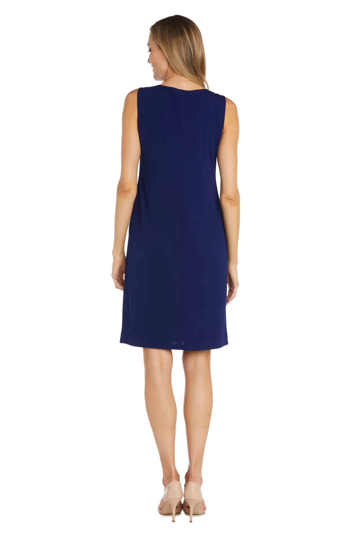 Printed Chiffon Jacket Dress with Tank Dress sold by R&M Richards product image thumbnail 4