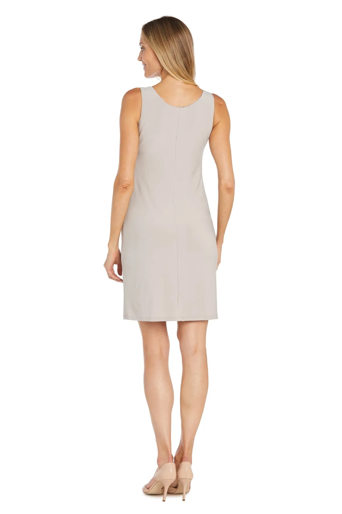 Floral Woven Jacket Dress - Attaches at The Neckline - Petite sold by R&M Richards product image thumbnail 4